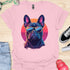 Retro Frenchie with Sunglasses - V1 - Retro One T-Shirt